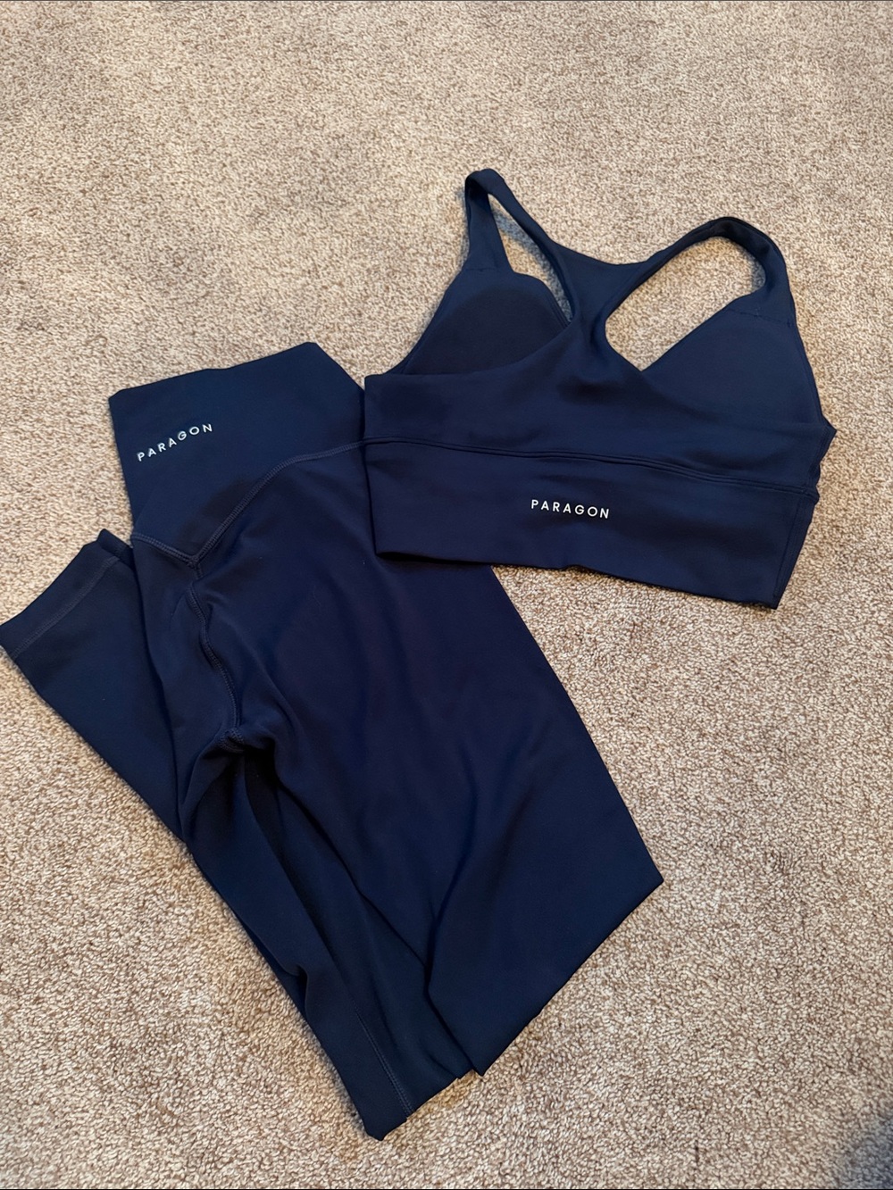 PARAGON Racerback Sports Bra and High-Waist Leggings Set